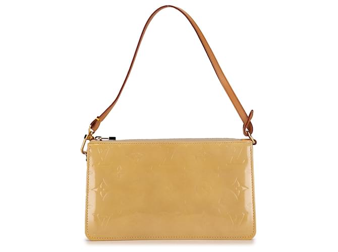 Tan Louis Vuitton Monogram Vernis Pochette Lexington Shoulder Bag Camel Leather  ref.1389869