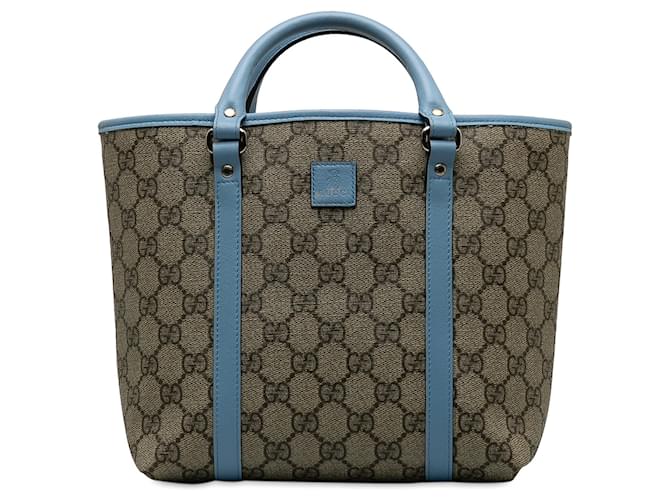 Brown Gucci GG Supreme Handbag Leather  ref.1389959