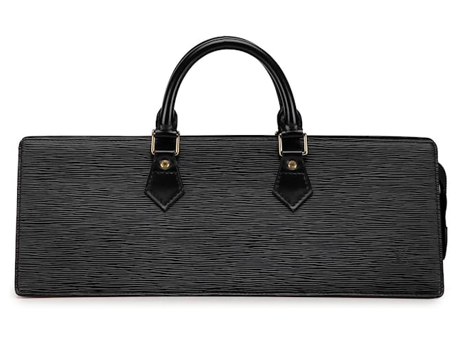 Black Louis Vuitton Epi Sac Triangle Handbag Leather  ref.1390040