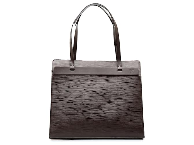 Brown Louis Vuitton Epi Croisette PM Handbag Leather  ref.1390070