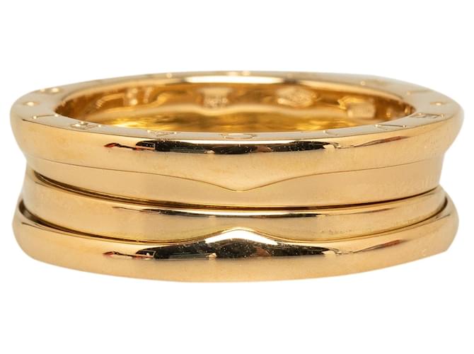 Bulgari Anillo Bvlgari de oro amarillo de 18 quilates B.Zero1 con 2 bandas Dorado  ref.1390084