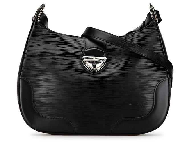 Bagatelle Louis Vuitton Epi Musette negro Cuero  ref.1390091