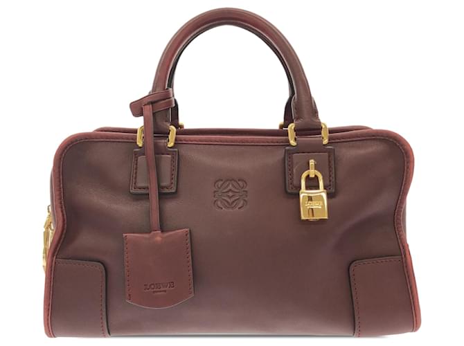 Brown LOEWE Leather Amazona 28 Handbag  ref.1390134