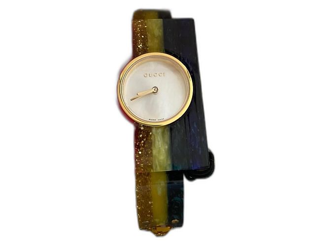 Relógio Gucci de luxo em várias cores Multicor