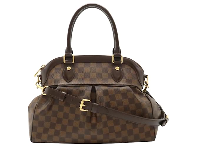 Louis Vuitton Trevi Brown Cloth  ref.1390225