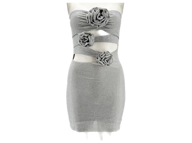 Autre Marque MESHKI Vestidos T.International S Viscosa Gris  ref.1390311