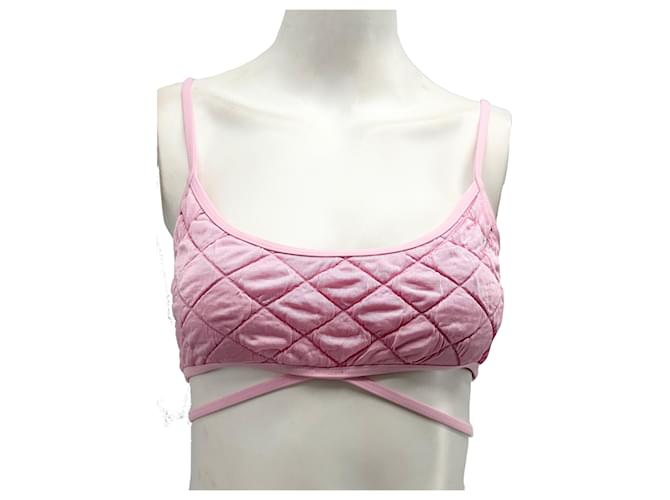 Autre Marque FRANKIES BIKINIS Costume da bagno T.International M Poliestere Rosa  ref.1390313