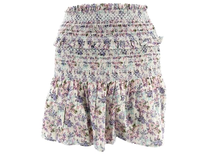 Autre Marque LOVE SHACK FANCY  Skirts T.International S Cotton Purple  ref.1390322