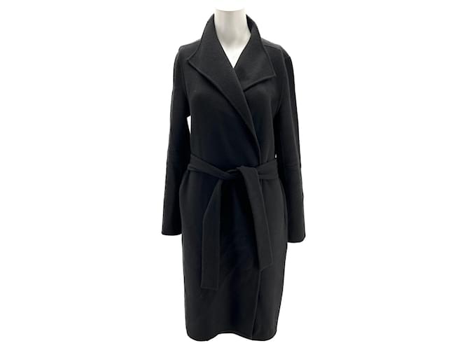 JOSEPH  Coats T.FR 38 Wool Black  ref.1390340