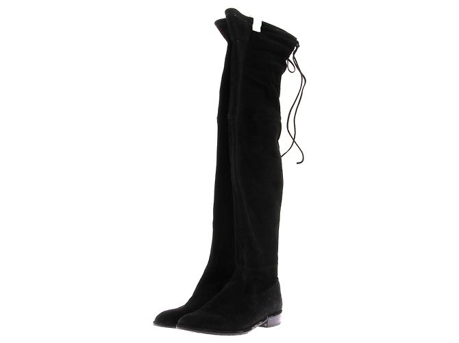 Bottes Stuart Weitzman T.EU 38 Cuir Noir