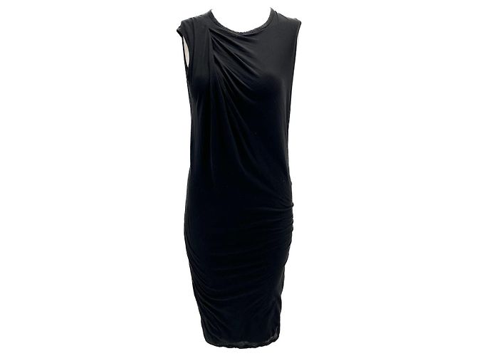 Autre Marque James Perse Kleider T.US 0 Baumwolle Schwarz
