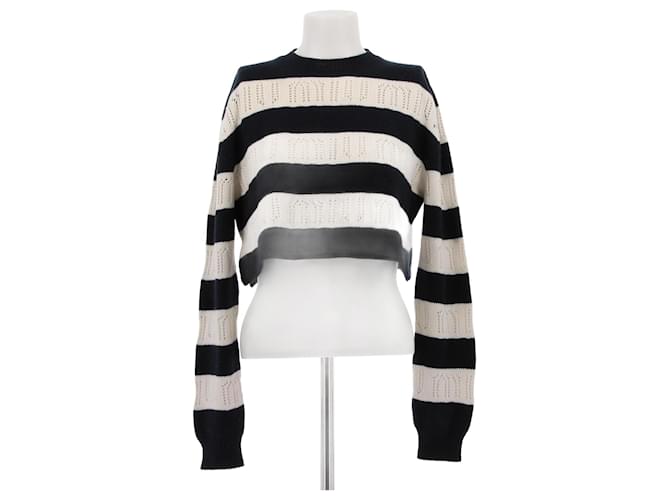 MIU MIU Maglieria T.FR 38 Cashmere Bianco Cachemire  ref.1390367