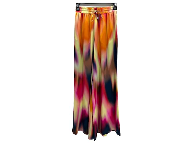 Autre Marque Pantalone OUD PARIS T.International S Seta Multicolore  ref.1390373