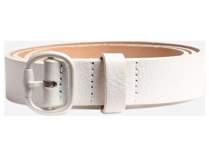 Missoni Cinto de couro branco
