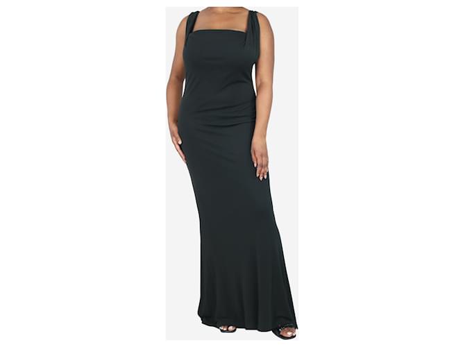 Vivienne Westwood Black sleeveless maxi dress - size UK 16 Acetate  ref.1390415