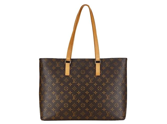 Louis Vuitton Luco Brown Cloth  ref.1390420
