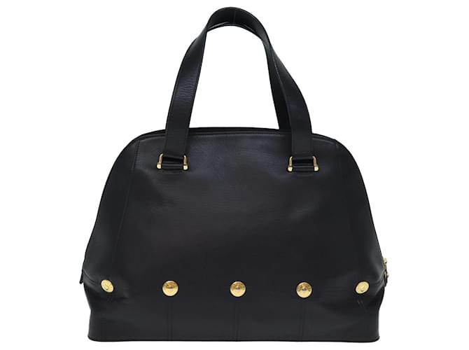 GIVENCHY Preto Couro  ref.1390423