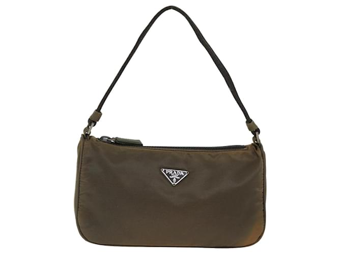 Prada Tessuto Brown Synthetic  ref.1390442