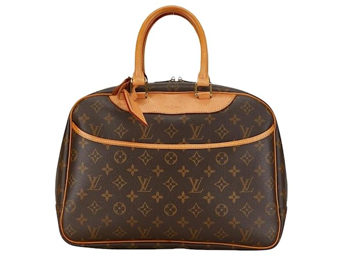 Louis Vuitton Deauville Brown Cloth  ref.1390451