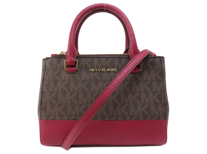 Firma de Michael Kors Castaño Lienzo  ref.1390464