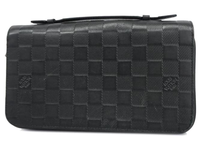 Louis Vuitton Zippy XL Schwarz Leder  ref.1390508