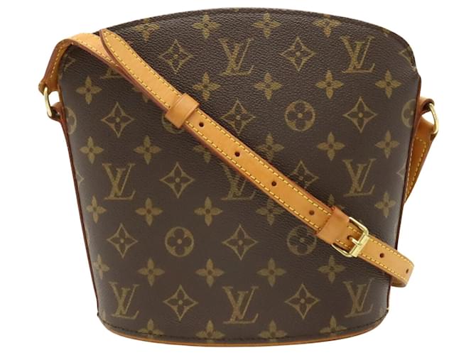 Louis Vuitton Drouot Braun Leinwand  ref.1390520