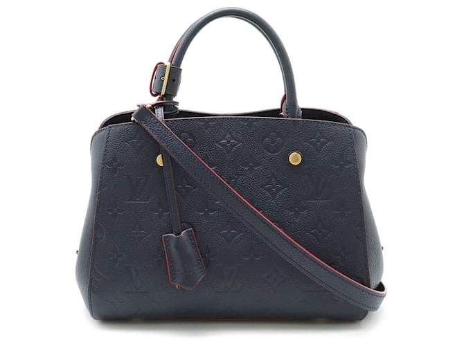 Louis Vuitton Empreinte Rosso Tela  ref.1390533
