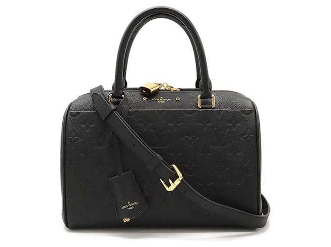 Louis Vuitton Speedy 30 Negro Lienzo  ref.1390537