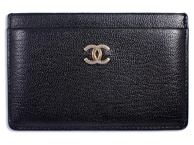 Timeless Chanel Coco Mark Black Leather  ref.1390573