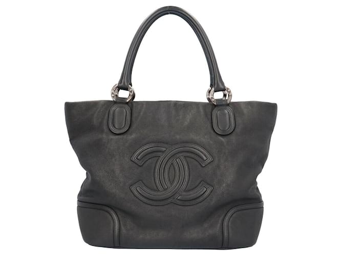 Classique Chanel - Cuir Noir  ref.1390582