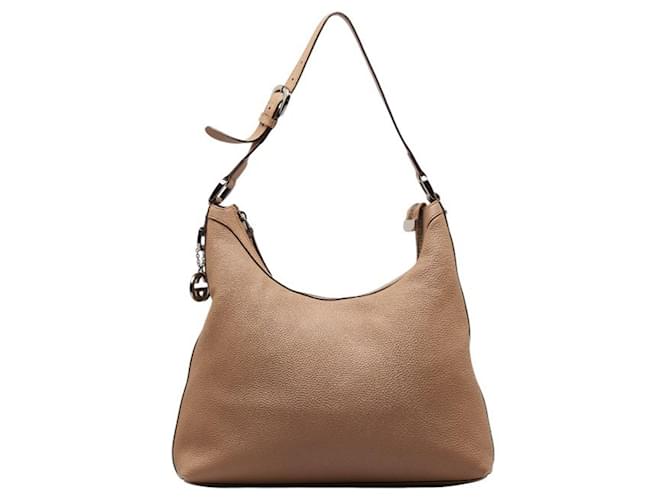 Gucci Hobo Cuir Beige  ref.1390594