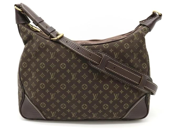 Louis Vuitton Boulogne Marrom Lona  ref.1390596