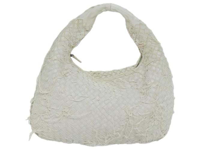 Bottega Veneta Intrecciato Cuir Blanc  ref.1390636