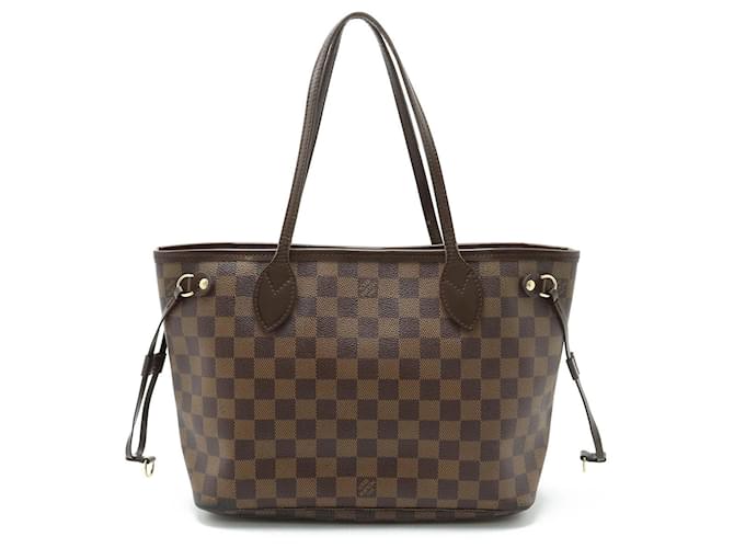 Louis Vuitton Neverfull Brown Cloth  ref.1390672