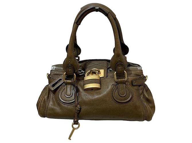 Chloé Paddington Brown Leather  ref.1390675