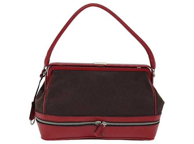 Prada - Marrom Lona  ref.1390680