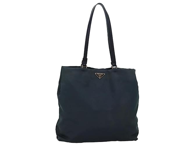 Tote Prada Tessuto Grün Synthetisch  ref.1390686