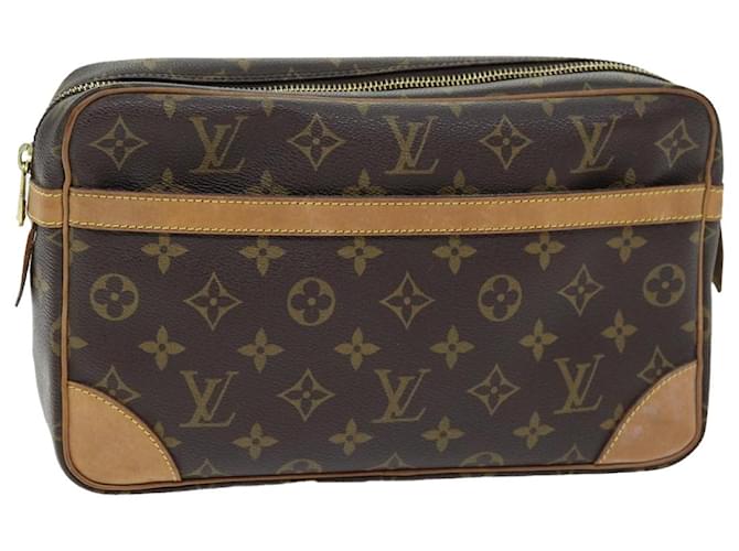 Louis Vuitton Compiègne 28 Marrone Tela  ref.1390692