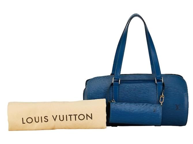 Louis Vuitton Papillon Azul Couro  ref.1390697