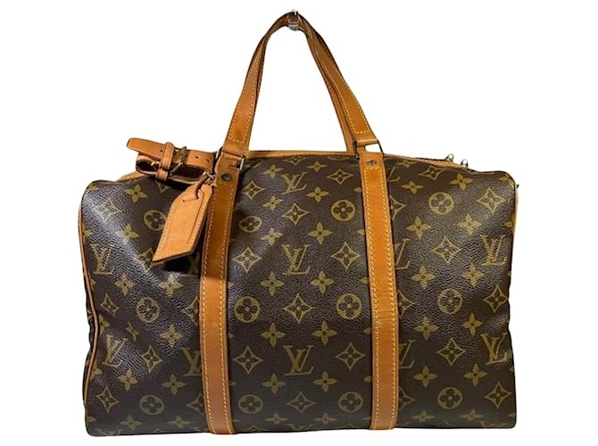 Louis Vuitton Sac Souple Brown Cloth  ref.1390737