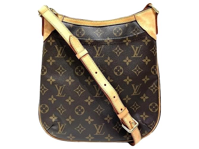 Louis Vuitton Odéon Marrom Lona  ref.1390805