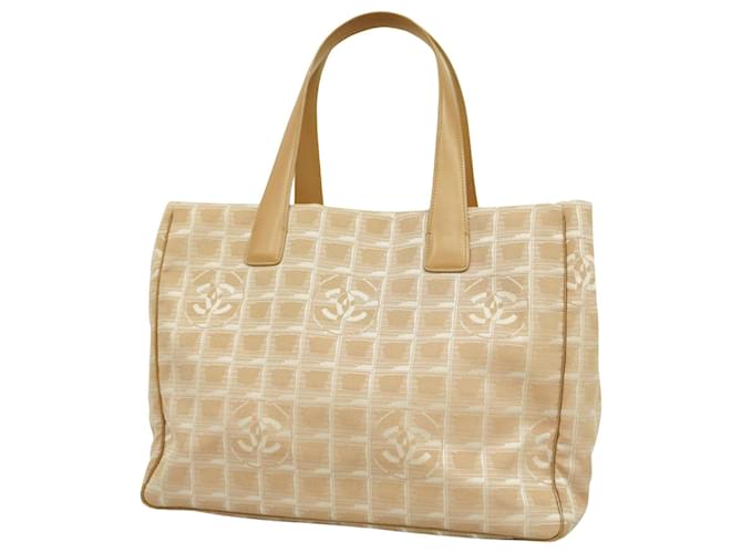 Chanel Travel Linie Beige Synthetisch  ref.1390822