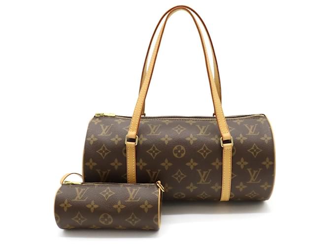 Louis Vuitton Papillon 30 Braun Leinwand  ref.1390824