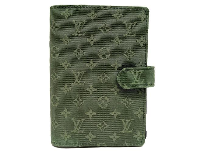 Louis Vuitton Agenda cover Khaki Cloth  ref.1390838
