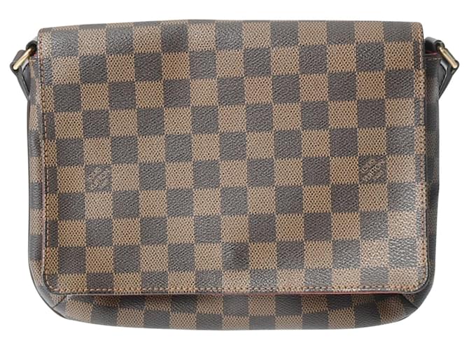 Louis Vuitton Musette Tango Brown Cloth  ref.1390853