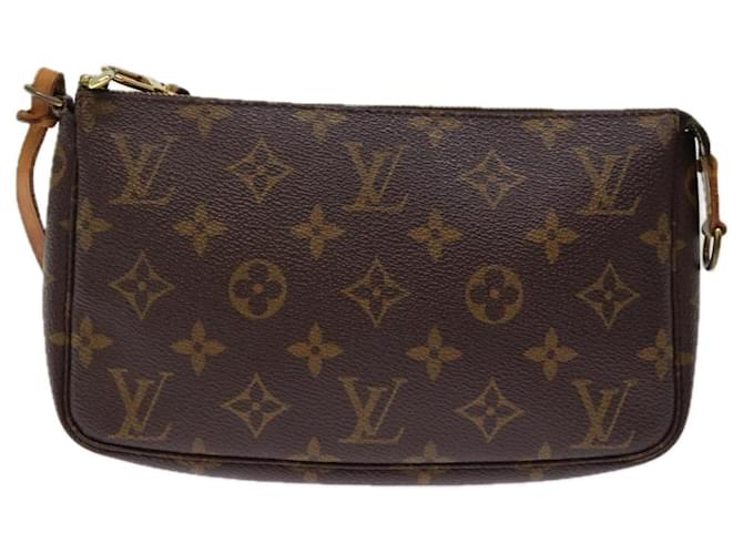 Louis Vuitton Pochette Accessoire Brown Cloth  ref.1390875