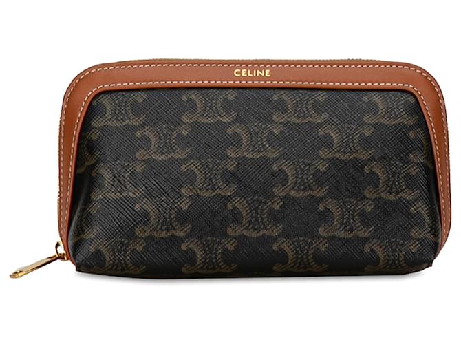 Céline Neceser Celine Brown Triomphe Castaño Becerro Paño  ref.1390964