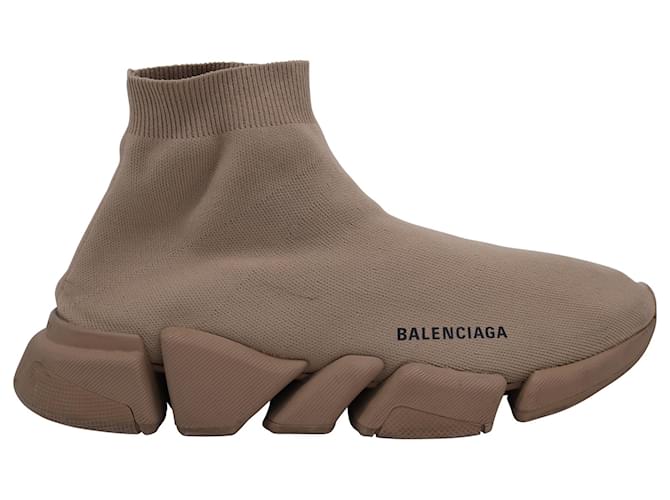 Balenciaga Speed Sneakers aus beigem Polyester  ref.1391022