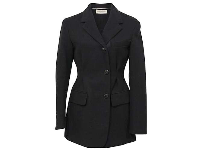 Blazer Dries Van Noten en Laine Noire  ref.1391045