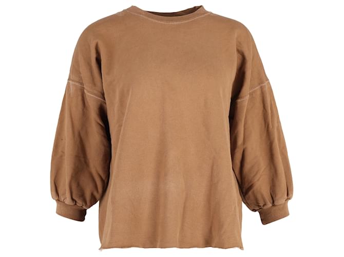 Rachel Comey Fond Crewneck Sweatshirt in Brown Cotton  ref.1391061